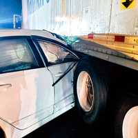 <p>The driver lost control of the Honda Accord near milepost 60.8 in Elmwood Park at 4:48 a.m. Thursday, Dec. 28, the NJSP said.</p>