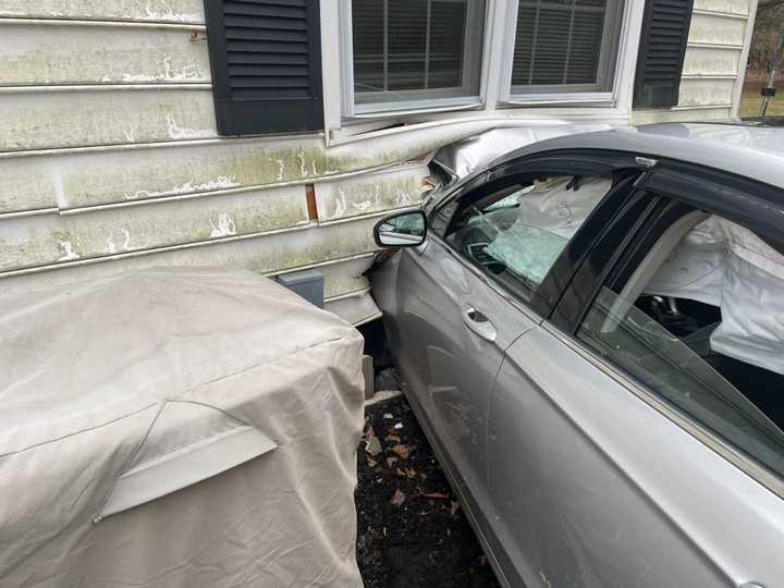 A car crashed into an Alexandria Township home