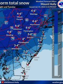 Six Inches Of Snow Could Slam Parts Of NJ, PA: Latest Forecast, Timing Updates