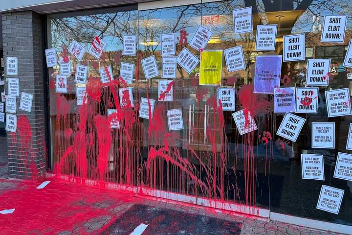 Police Seeking Info On Damage To West Hartford Building During Rally