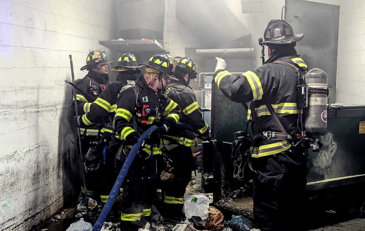 Dumpster fire doused at avalon apartments in wood ridge ridgefield