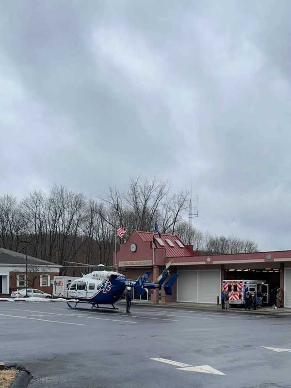 Man Rushed To Hospital By Helicopter After Being Pinned Between Car, Building In Region