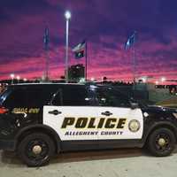 <p>Allegheny County police vehicle</p>