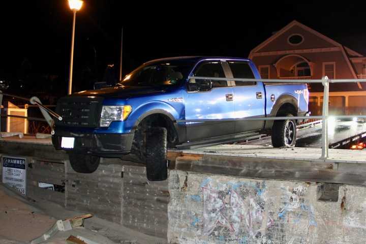 Suspended DUI Driver Slams Pickup Through Boardwalk In Jersey Shore Town: Police