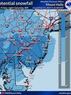 1 To 3 Inches Of Snow Expected In New Storm Nearing NJ, PA