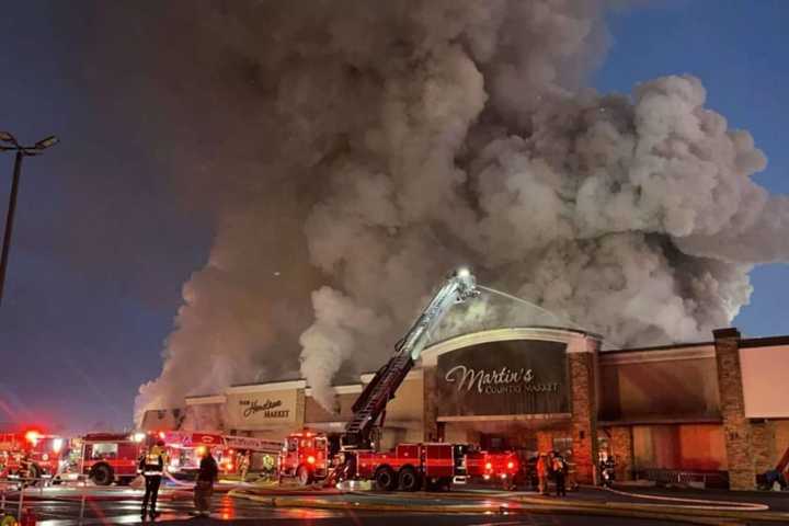 Firefighter Injured At Martin's Country Market Multi-Million Dollar Fire In Ephrata (PHOTOS)