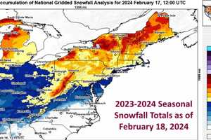 Snowfall Map: Here's How Accumulation Totals In These Northeast Spots Compare To Normal Winters