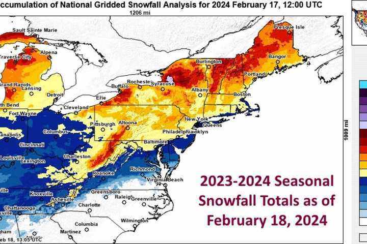 Snowfall Map: Here's How Accumulation Amounts In These NY Spots Compare To Normal Winters