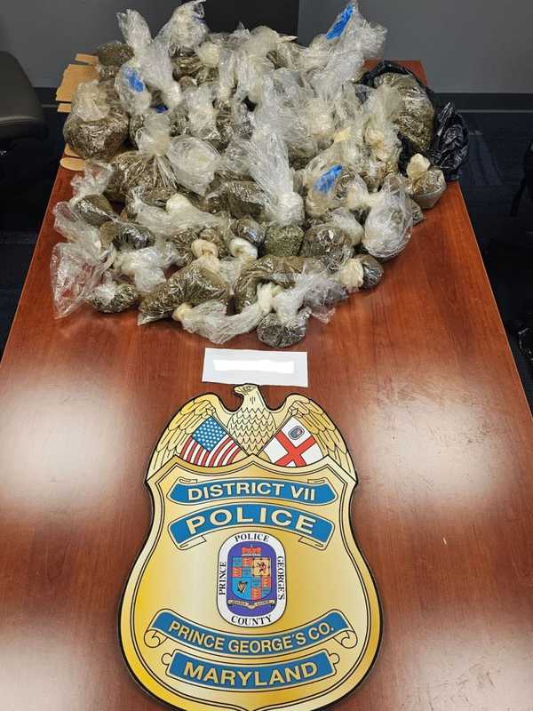 13 Pounds Of Pot Seized During Traffic Stop On Route 210 In Prince George's County: Police