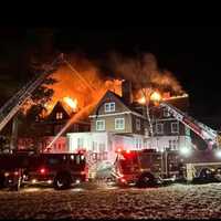 <p>A fire damaged the historic Whitinsville Lasell Manor in Northbridge early Friday morning, March 1.&nbsp;</p>