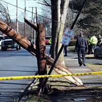 <p>At the scene of the crash on North Van Dien Avenue in Ridgewood shortly before 8:30 a.m. Sunday, March 3.
  
</p>