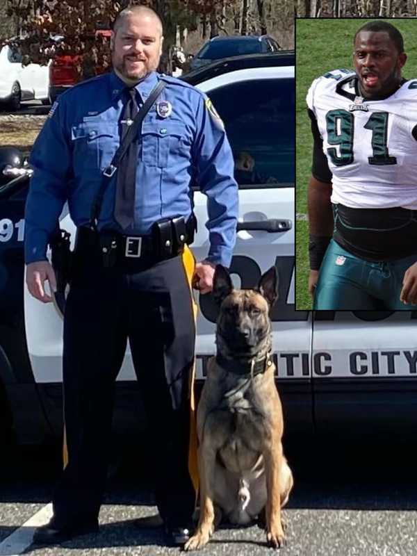 Eagles Defensive Star Donates K9 To Atlantic City Police Department