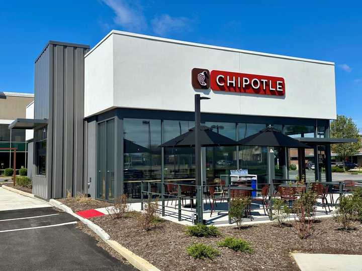 The new Chipotle in Phillipsburg.