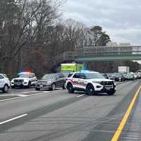 <p>A crash closed down Route 18 South in Neptune Township, NJ, on Thursday, Mar. 7.</p>