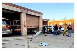 SUV Plows Into Ridgefield Firehouse