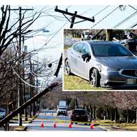 <p>Police took the uninjured driver into custody after the Acura RLX slammed into the pole on North Van Dien Avenue in Ridgewood shortly before 8:30 a.m. Sunday, March 3.
  
</p>