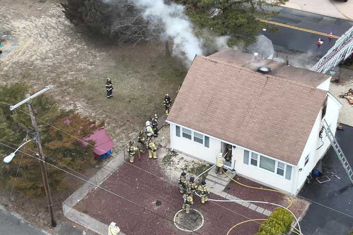 Firefighter Injured, House Destroyed By Fire In Toms River