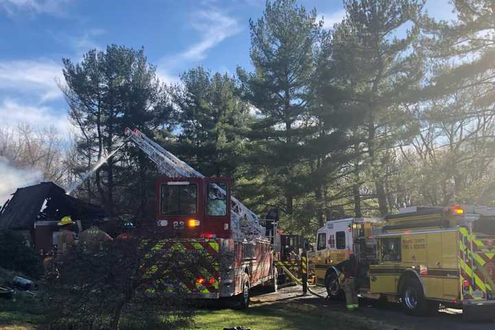 Firefighter Released From Hospital After Suffering Leg Injury Battling Howard County House Fire