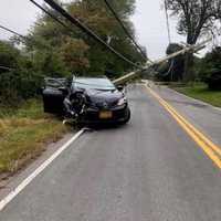 <p>Cherry Lane is closed while a utility pole is repaired following a crash.</p>