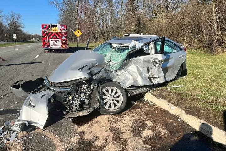 Victim Airlifted In Hunterdon County Crash: Authorities