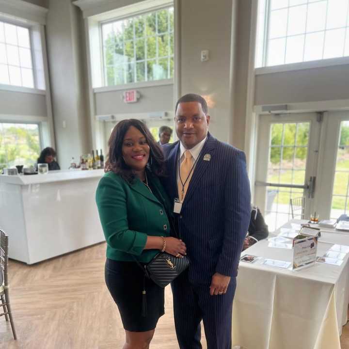 Atlantic City school superintendent Dr. La'Quetta Small and Atlantic City Mayor Marty Small Sr.