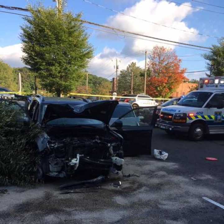 A Stamford man died following a car crash in Norwalk.