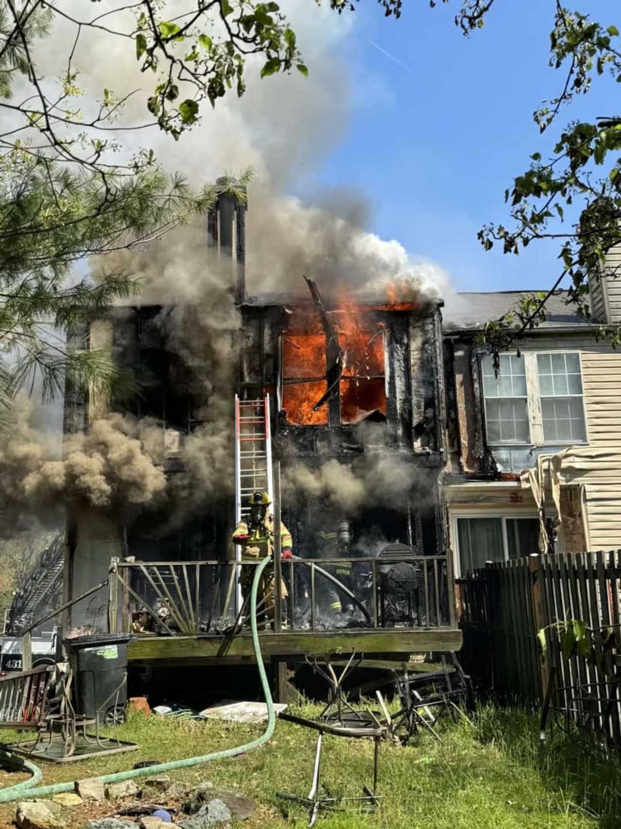 Five Displaced By Abingdon Townhouse Fire Hours After Three Killed In ...