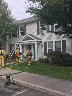 26 Firefighters Battle Blaze At Stamford Residence