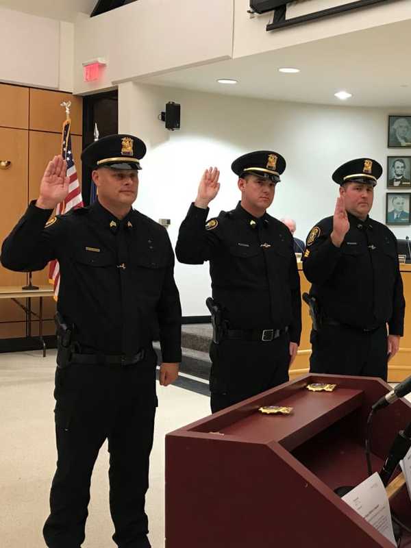 Three Ramapo Police Officers Become Sergeants