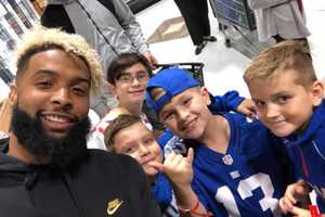 OBJ Snaps Selfies With Fans At ShopRite Wallington