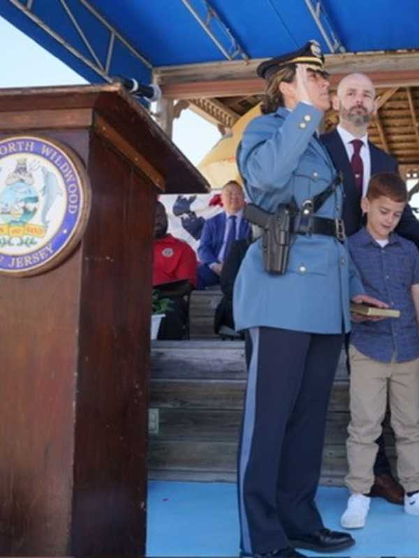 Jersey Shore City's First Female Police Chief Sworn Into New Role