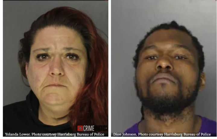 Yolanda Lower, age 46 (left), and Dion Johnson, age 38 (right) were both apprehended as fugitives in Mount Vernon, police said.&nbsp;
  
