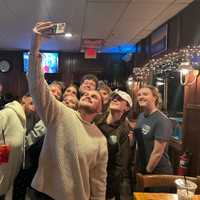 <p>Zach Bryan snaps a selfie with fans at On The Deck in Atlantic Highlands.</p>