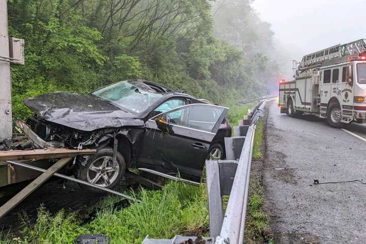 Driver Taken To Trauma Center Following I-95 Crash In Harford County That Left Lanes Blocked