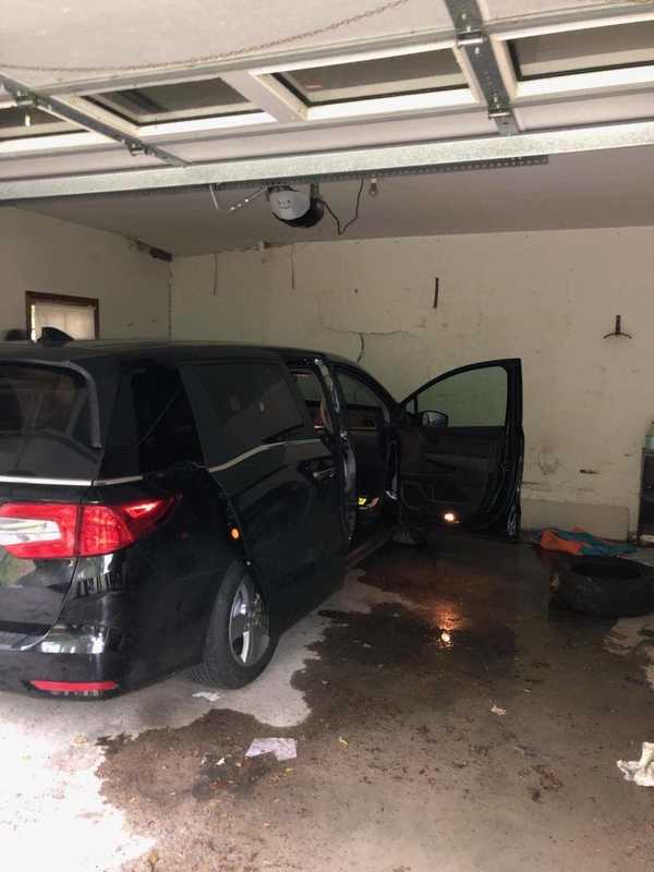 Driver Accidentally Hits Gas Pedal, Crashes Into Gas Meter At Wesley Hills Home