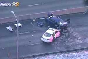 UPDATE: Drivers, Passenger Seriously Injured In Passaic County Wrong-Way Head-On Crash