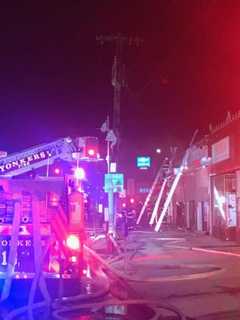 Firefighter Injured In Two-Alarm Blaze That Damages Stores In Yonkers