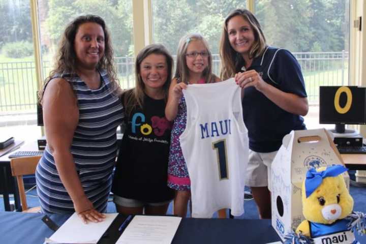 6-Year-Old Battling Brain Tumors Joins Lourdes Field Hockey