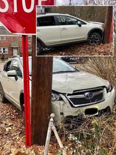 Fair Lawn PD: Late-Morning DWI Motorist Slams SUV Into Pole