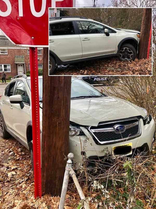 Fair Lawn PD: Late-Morning DWI Motorist Slams SUV Into Pole