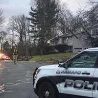 <p>A driver took out a utility pole in New Hempstead.</p>