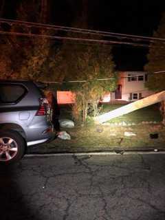 Drunk Driver Crashes Into Pole, Ramapo Police Say