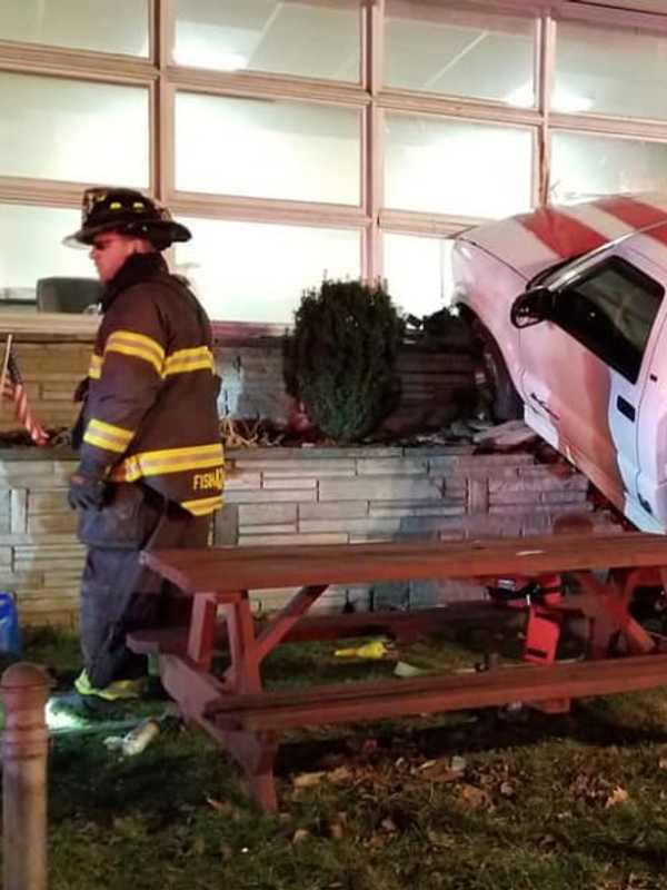 Man Killed After Suffering Medical Emergency, Crashing Pickup Truck Into Fishkill Building