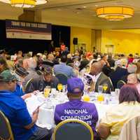 <p>More than 400 veterans attended the sixth annual breakfast</p>