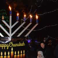 <p>A large menorah was lit on the lawn of the Wayne Municipal Complex.</p>