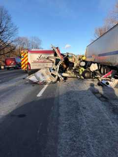 One Extricated In Crash Involving Tractor-Trailer On I-684