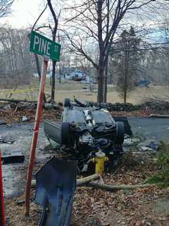 Woman, Children Hospitaiized After Rollover Crash In Shelton