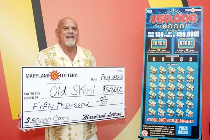 Keep On Rolling: 'Old Skool' Maryland Lottery Player Claims $50K Jackpot On Scratcher