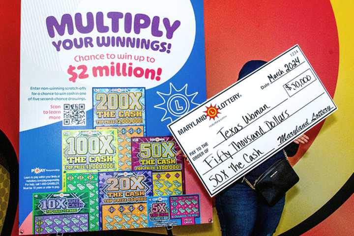 Texas Woman Returns Home To Maryland, Wins $50K Playing Lottery Scratcher