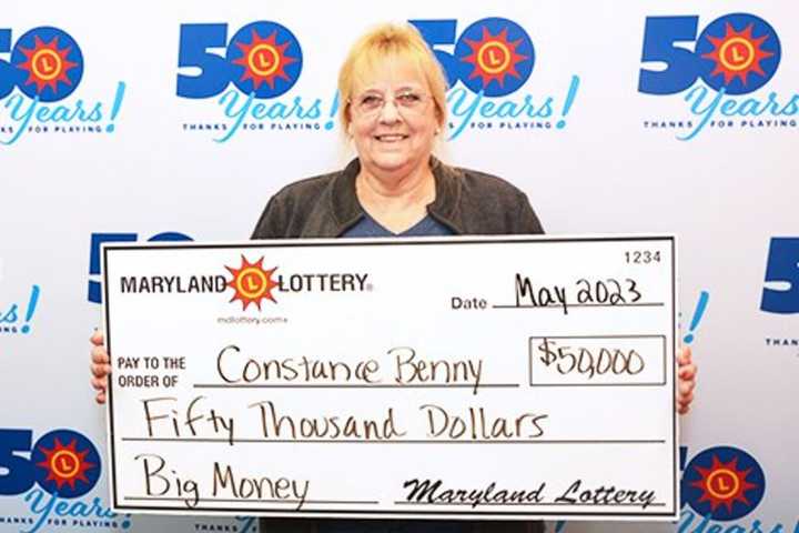 Maryland Lottery Player Wins $50K On Eve Of 63rd Birthday